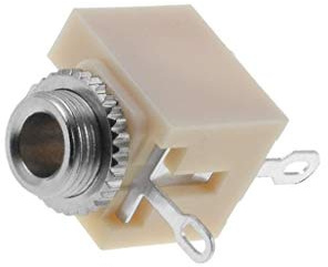 2X JC-204S Socket Jack 3,5mm female stereo for panel mounting soldering NINIGI