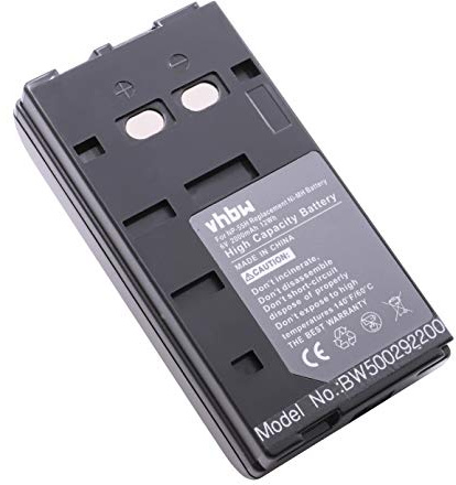 OTB reversible battery universal slim NiMH 6 V black