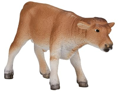 MOJO Jersey Calf standing Farm Animal Cow Model Toy Figure