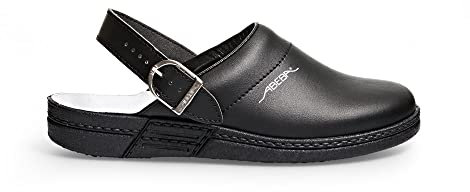 Abeba Clog 77031 - The original, Mikrofaser, schwarz, Zertifiziert