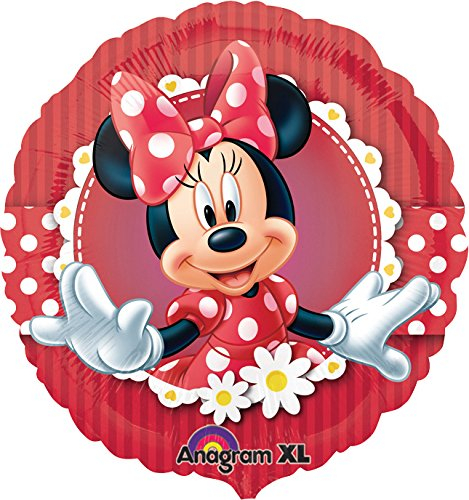 Folienballon * MINNIE MOUSE & DAISY * für Kindergeburtstag oder Motto-Party // Folien Ballon Party Helium Deko Ballongas Motto Kinder Geburtstag Disney Minnie Maus