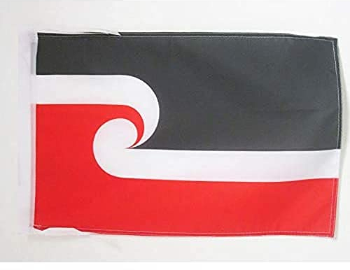 AZ FLAG - Flagge Māori - 45x30 cm Mit Kordel - Maori Fahne 30 x 45 Cm - Flaggen