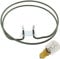 Spares2go 2500W Heater Element + 15W SES Pygmy Bulb for Hotpoint Fan Oven Cooker