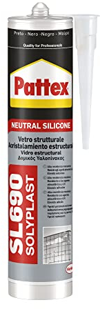 Pattex 1534281 Silicona, Negro, 300 ml