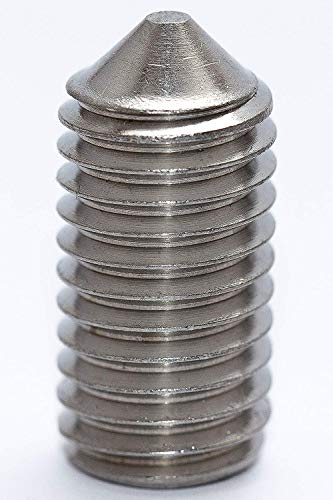 10 Stück Gewindestifte mit Spitze VA2 Madenschrauben DIN 914 M8x10