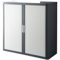 Paperflow Rollladenschrank BxTxH 110x41,5x104,5cm 2 Böden anthrazit/grau
