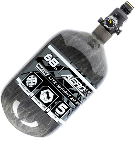 HK Army 68/4500 Aerolite Kohlefaser HPA Druckluft Paintball Tanksystem