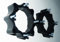 Spurverbreiterungen Quad ATV 110 mm - 115 mm Lochkreis hinten und vorne schwarz
