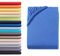 Hometex Premium Textiles Spannbettlaken Spannbetttuch Doppelpack 90-100 x 200 cm, Bettlaken Jersey aus 100% Baumwolle, Matratzen bis 23-25 cm, Oeko-TEX Made IN Green, Royal