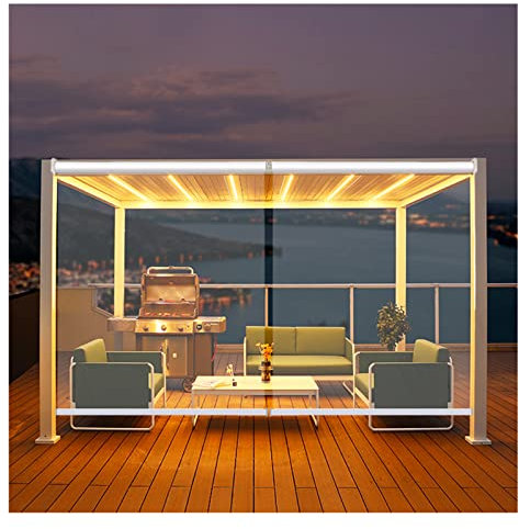 SHUDONGDEN Persiana Enrollable Impermeable,Persianas Enrollables De PVC 100% Transparentes, Impermeables, para Ventanas, con Aislamiento Térmico, A Prueba De Polvo,80x120cm/31.4x47.2in