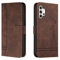 Lihondar Funda para Samsung Galaxy A32 5G, Carcasa Samsung A32 5G con Tapa y Tarjetero Billetera, Capa Samsung A32 5G, Tipo Libro Flip Case Wallet, Telefono Cubrir Móvil Cover Piel Protector (Braun)