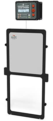 Manna Pro Harris Farms Automatic Chicken Coop Door, Auto Chicken Door for Backyard Coops, Battery Operated, Weather-Resistant, Easy Install Automatic Coop Door