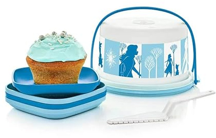 New Tupperware Frozen II Mini Party - Set di piatti per dolci