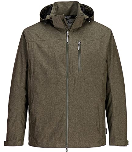 Blue Wave Herren Funktionsjacke Henk - Wasserdichte Outdoor-Jacke mit Mesh-Futter und abnehmbarer Kapuze