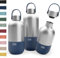 noma noma Trinkflasche Edelstahl Kohlensäure geeignet - Thermosflasche 1l, 750ml, 500ml - auslaufsicher, BPA-frei & klimaneutral (750ml Soda Blue)