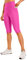 CRZ YOGA Butterluxe Damen Capri 3/4 Leggings High Waist Blickdicht Sport Yogahose Laufhose Sporthose mit Taschen - 33cm (Neon) Helles Lila 42
