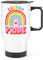 LGBTQ+ Pride Rainbow Travel Mug Cup with Handle