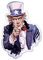 WildeBabsKLBT Uncle Sam car K1946 Hochwertiger Premium Auto-Aufkleber Sticker Decal Autoaufkleber Aufkleber-Folie 12cm