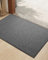 COLOR&GEOMETRY Dirt Trapper Door Matts Indoor 60x90 cm, Indoor Door Mat Non Slip, Front Door Mat Heavy Duty, Absorbent Doormats Inside for Entrance, Muddy Paws, Dark Grey (Rolled-up NO Creases)