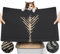 Conlun Silicone Tapis Litiere Chat, 60x38cm Caoutchouc Imperméable, Facile à Nettoyer, Tapis Litiere Antidérapant pour Le Contrôle de la déchets, Noir