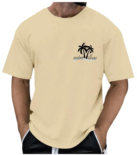 2024 Oversize Tshirt Herren Rundhals Kurzarm Tshirts Männer Palme Angels Tshirt Lässig T-Shirt Sport Fitness Tops Sommer Sportshirt Bodybuilding Laufshirt Lässig, Kurzärmelig, Sommerkleidung 2024