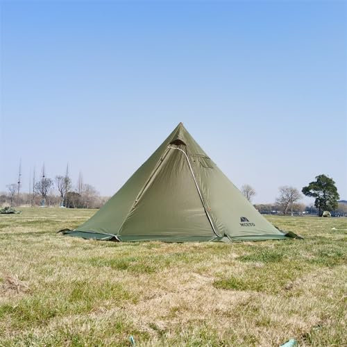 COMETX 4-6 Personen Hot Zelt Ofen mit Jack Camping Pyramide Teepee Zelt Camping Rucksack Wandern