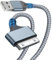 Critin 30-Poliges USB-Ladekabel [3m] Geflochtenes Nylon-Kabel - Kompatibel mit iPhone 4/4s, iPad 1-3, iPod Touch/Classic (Robust, Schnellladung)
