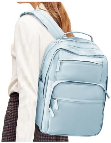 HYC00 Schulrucksack Mädchen Jungen Teenager Schulranzen Rucksäcke Schule Teenager Casual Daypacks Rucksack Damen Laptop Rucksack 14 zoll Travel Backpack Women Backpack University Bookbag,Blau