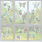 Deepton 16 Stück Fensteraufkleber Vogelschutz Schmetterling Vogelschutz für Glasscheiben Prisma Sonnenfänger Sticker Folie Vögel Fenster Aufkleber Regenbogen Fensterfolie