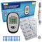 AuQty Glucosio nel sangue kit Glucometro Misuratore Glicemia Diabete Test Kit, Tester della glicemia con 20 strisce reattive - mg/dL
