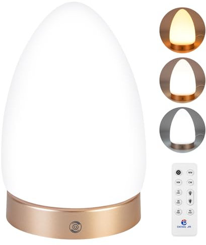 Deng Jr Tageslichtlampe 10000 Lux, Simulation von Tageslicht, Flimmer- und UV-freie LED-Technologie Lichttherapielampe, Tageslichtleuchte mit Fernsteuerung, für Zuhause und Büro