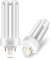 Lamptobe GX24Q-3 26W Lámpara Fluorescente Compacta 4 pines - Blanco Natural 4000K Ahorro de Energía PLT-840 CFL Bombillas 3U CFL AC 220V no Regulable para Baño Dormitorio Pasillo Garaje (Paquete de 2)