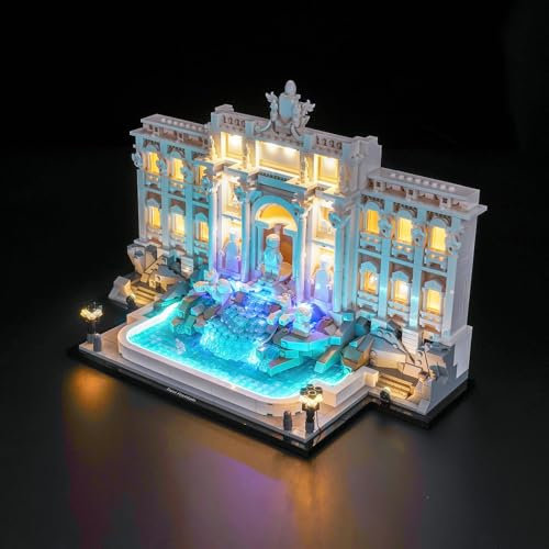 LED Lighting Kit for Lego 21062 - for Trevi Fountain Model DIY Custom Lights (Model Not Included)