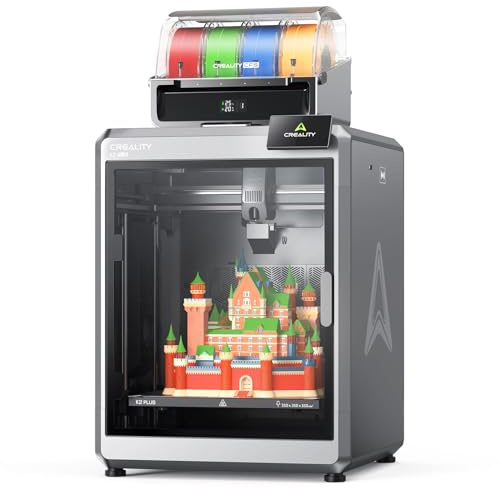 Creality K2 Plus Combo 3D Printer, Support Multi-Color 3D Printing with CFS, 600mm/s Max High-Speed Printing, Fully Assembled Auto Leveling and ≤45 dB Quiet 3D Printers (K2 Plus Combo)