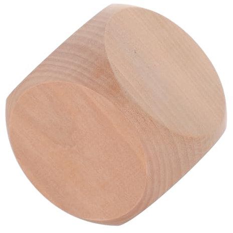 Holzwürfel 6-seitig Unbedruckt 80mm für Selbstgemacht Bastelarbeiten