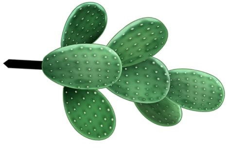 TOYANDONA Cactus Décoratif De Jardin Panneau De Signalisation De Jardin Forme De Cactus Ornement Extérieur pour Verts