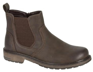 Original R21 Sandhurst Mens Zip Ankle Boots Brown