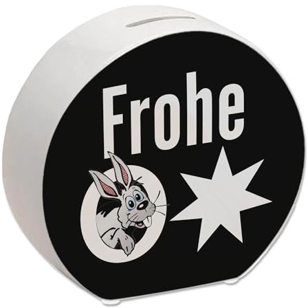 speecheese Spardose Osterhase mit Spruch Frohe Ostern lustig | als Ostergeschenk