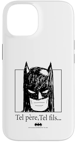 Hülle für iPhone 14 Tel père Tel fils Batman Portrait Iconic Duo
