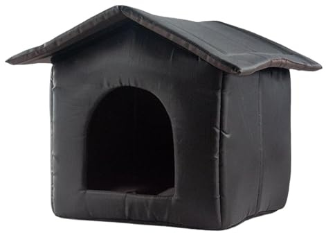 Zanthicia Refuge pour Chats errants : abri Coupe-Vent pour Animaux de Compagnie dans Les Jardins, vérandas et Autres espaces extérieurs. Maison pour Animaux de Compagnie, abri