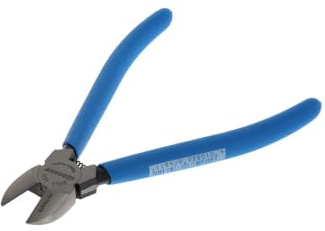 GEDORE Seitenschneider für Kunststoff, selbstöffnend, Länge 160 mm, Antirutsch-Griff, 8313-160 TL