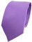 TigerTie Herren Krawatte – Klassische 8 cm Satin-Krawatte in lila flieder einfarbigem Design, ideal für Geschäftstermine, festliche Anlässe und die Freizeit