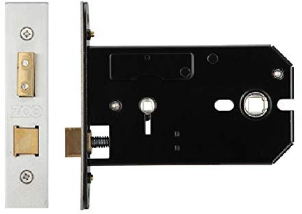 ZUKH3127SS Horizontal Bathroom Lock 127mm Stainless Steel Faced