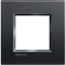 BTicino LNA4802AR Plaque Livinglight Neutre, 2 Modules, Anthracite