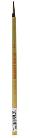 Winsor & Newton Series 150 Bamboo Short Handle Brush-Round #000,Brown