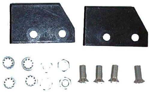 Jeu de 2 ailettes + visserie adaptable pour tondeuse SNAPPER. Remplace origine: 6-0785.Se montent sur notre Lame 1100131