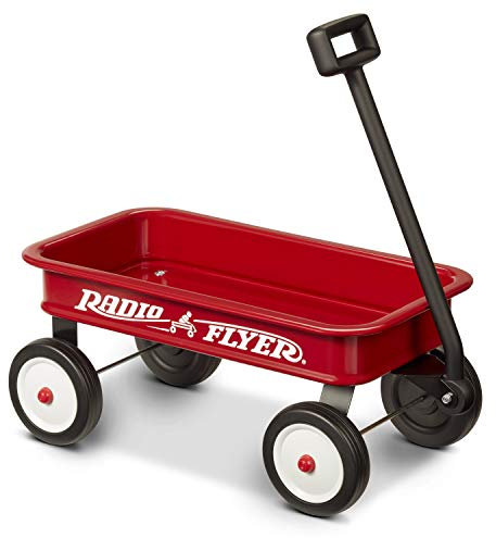 Radio Flyer 16.5 Inch Long My 1st Wagon, Red Toy Wagon, For 1.5+ Years Old