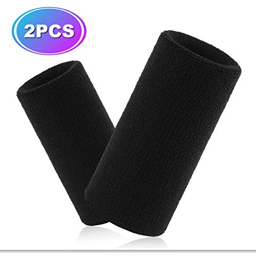 VENI MASEE 6 Zoll Lange, Dicke Wristband/Schweißband für Tennis und andere Sportarten, Preis/Stück