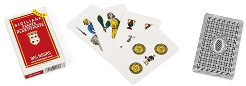 Dal Negro - Siciliane Extra Kartenspiel, Farbe Mehrfarbig, 014009