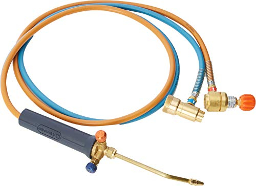 Kemper - Chalumeau Bi-Gaz Oxygène M10 et Gaz Butane Propane Tuyaux 1.5 m Soudo brasure + découpe